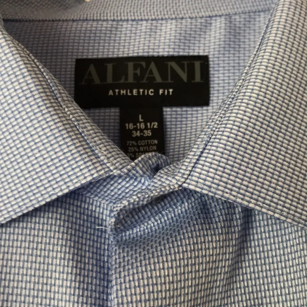 Alfani Athletic Fit Shirt Size L - Picture 3 of 3
